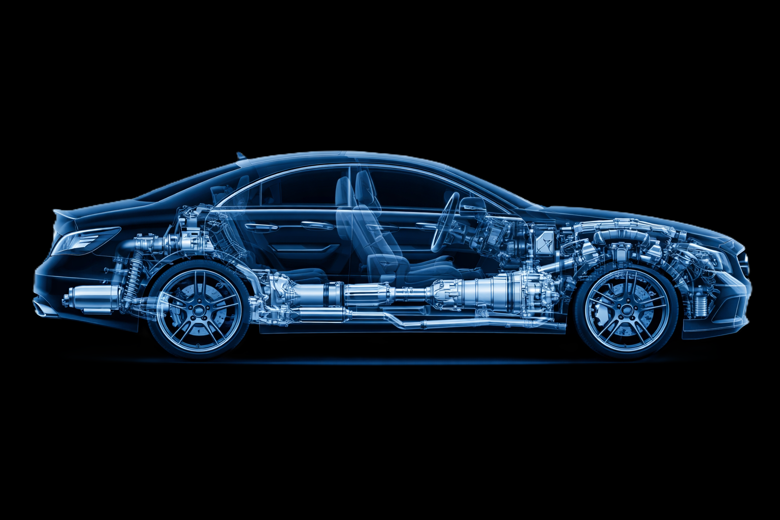 W218 CLS X-ray diagram